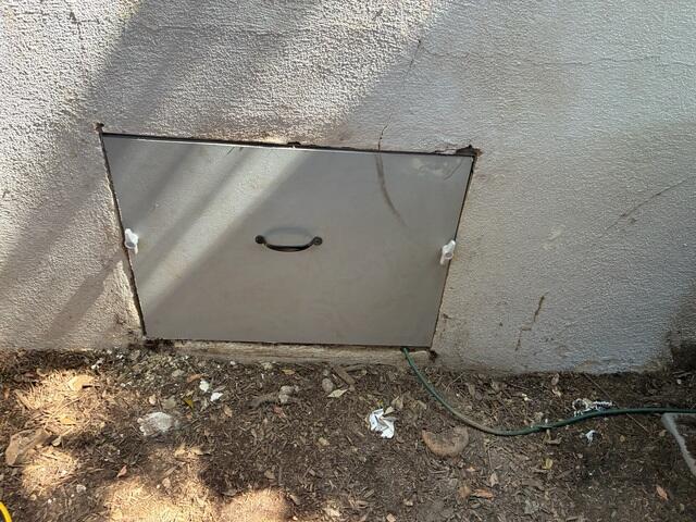 EverLast Crawl Space Door Installed