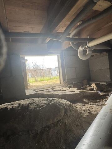 A Damp and Dirty Crawl Space Was Causing Several Problems in the Home Above