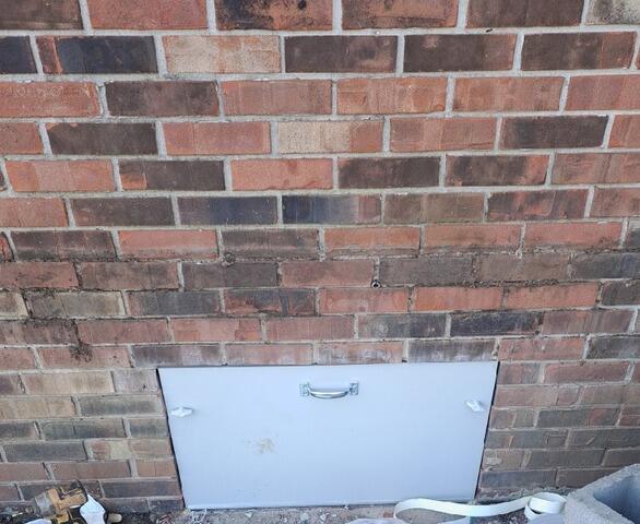 New Crawl Space Door