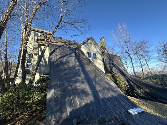 Tarps Protect the Home and Property