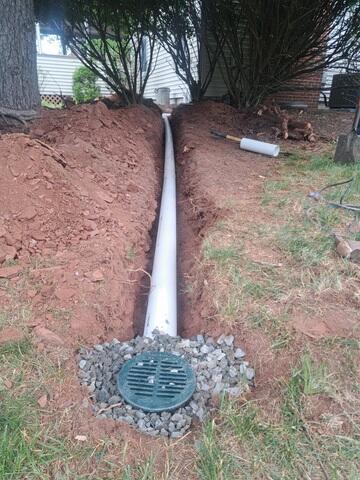 Buried Discharge Line Installation