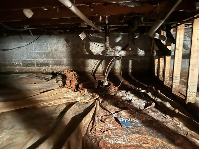 Dirty, Grimy Crawl Space