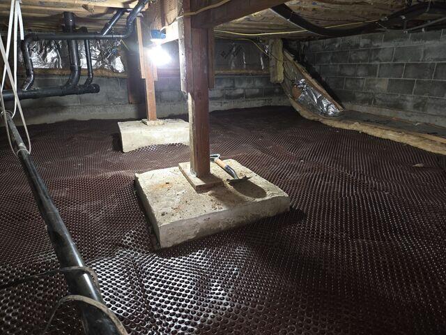 Drainage Matting installation