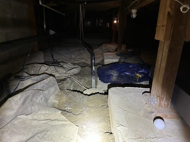 Musty, Moldy Crawl Space