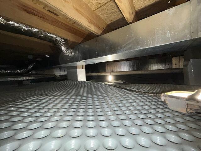 Drainage Matting Installed