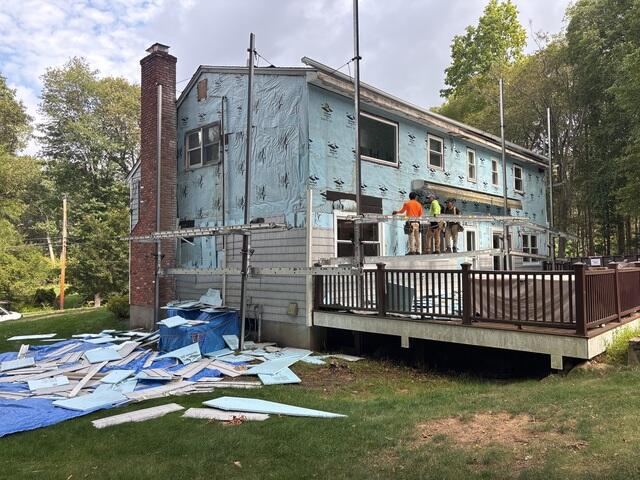 Old Siding Removed