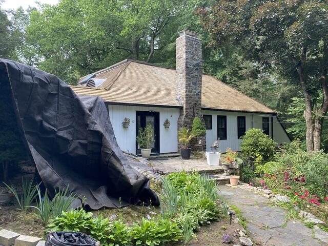 The Roof Opened for Inspection