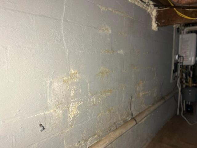 Photo 1: Damaged Walls