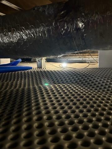 Drainage Matting Installed