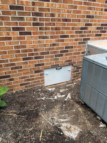 New Crawl Space Door