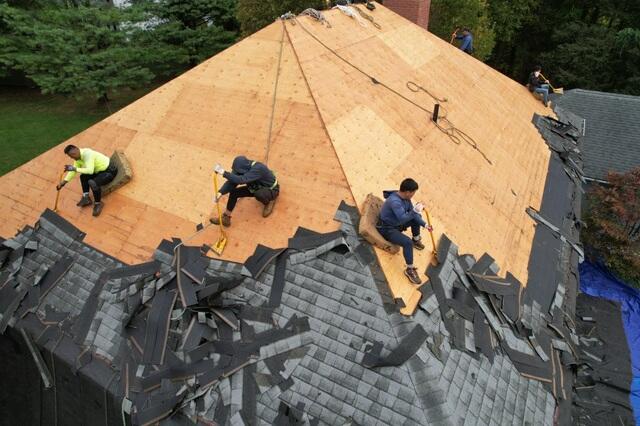 Tear-Off Down to the Wood Deck
