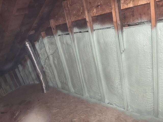 2' Spray foam