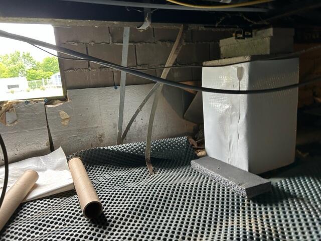 Drainage Matting Installation
