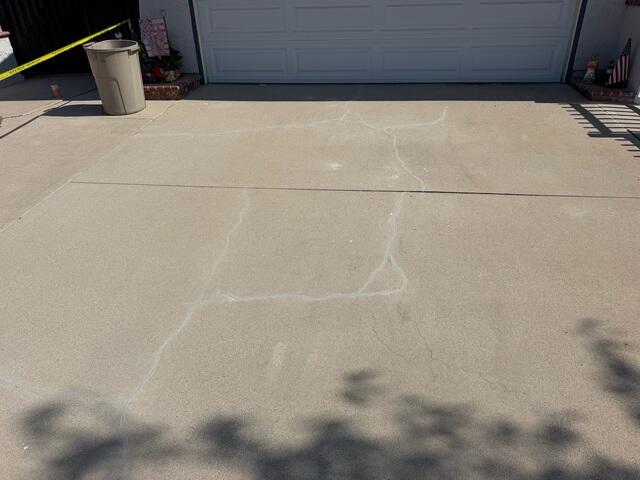 Completed Concrete Crack Repair in Cerritos