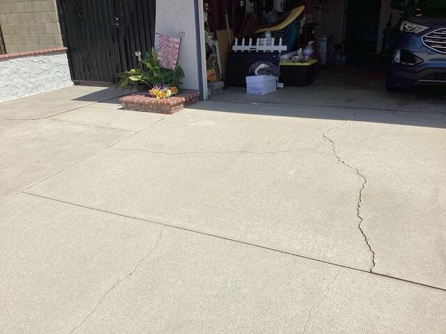 Driveway Crack Assessment Before Repairs