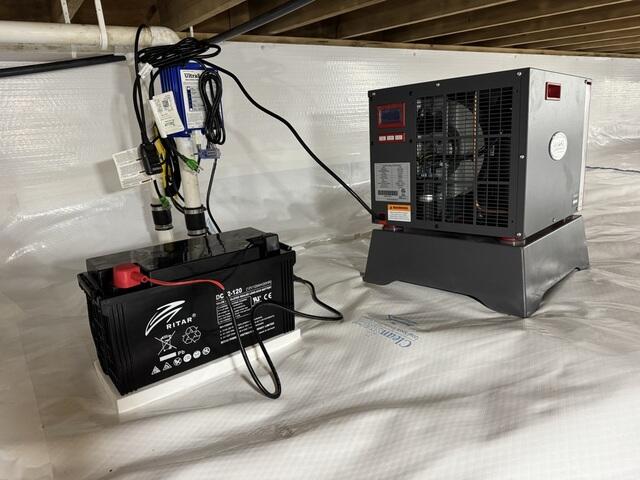 Crawl Space Dehumidification