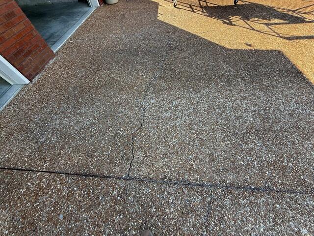Cracked Garage Apron