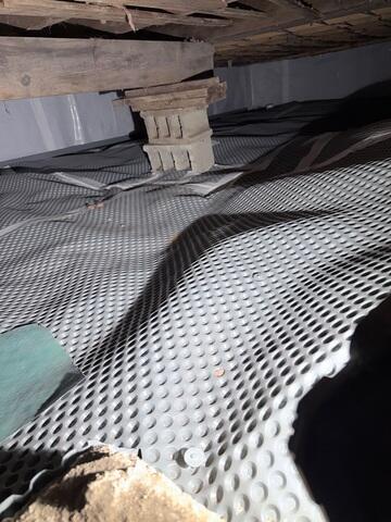 Crawl Space Drainage Matting