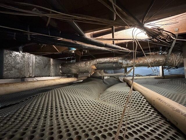 Drainage Matting Installed