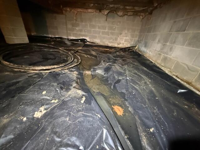 Crawl Space Before Encapsualtion