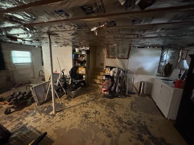 Basement Before Waterproofing