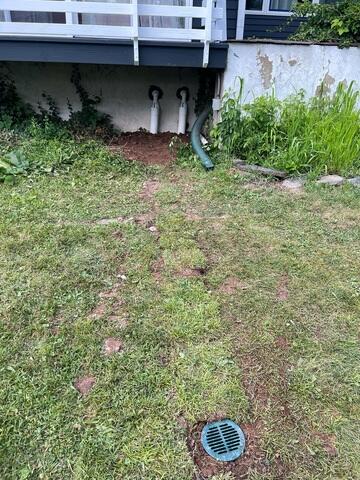 Buried Discharge Line