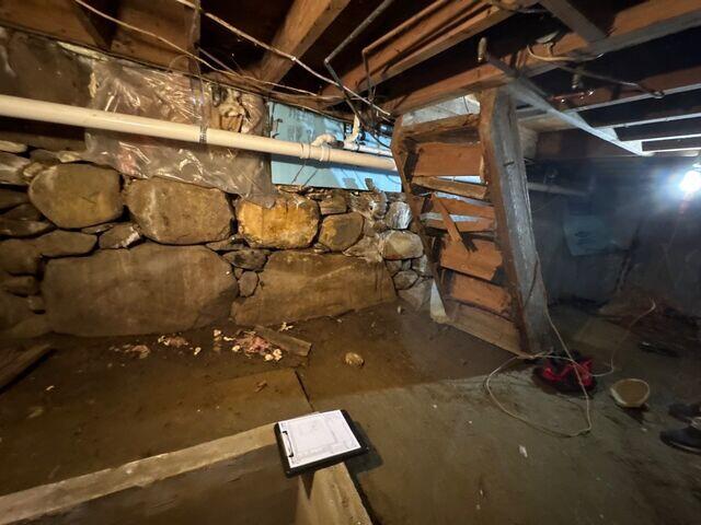 Damp Crawl Space