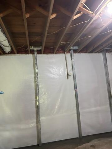 Beams Installed
