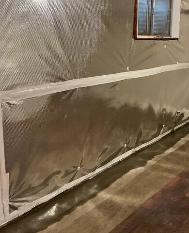 ThermalDry Wall System With WaterGuard System and WellDuct Drain
