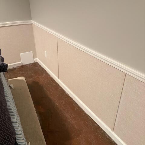 Repaired Basement Walls
