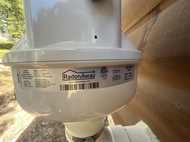 Radon fan