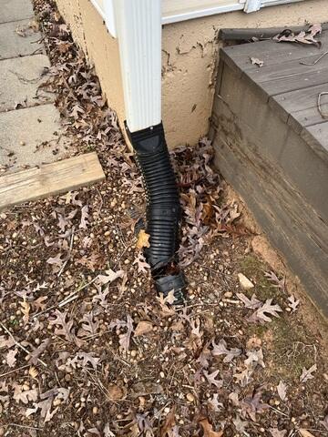 Broken flex pipe