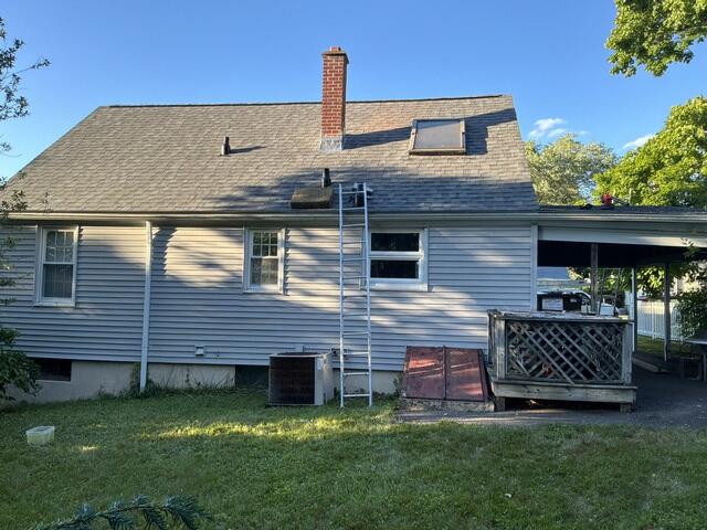 Finished Roof from the Backyard