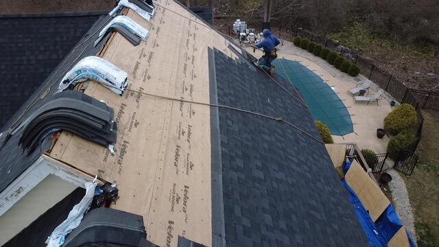 Granite Black Installation Begins