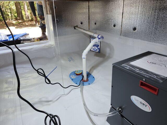 SaniDry Sedona and Smart Sump