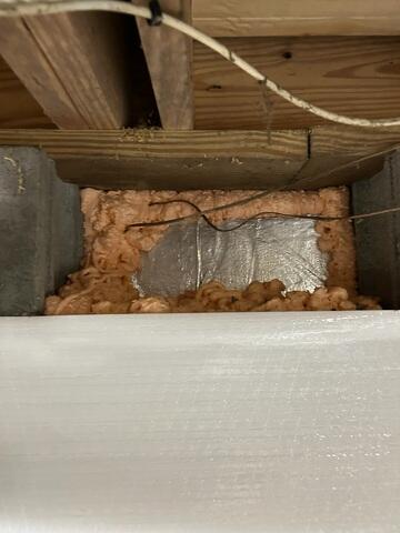 Vents Sealed