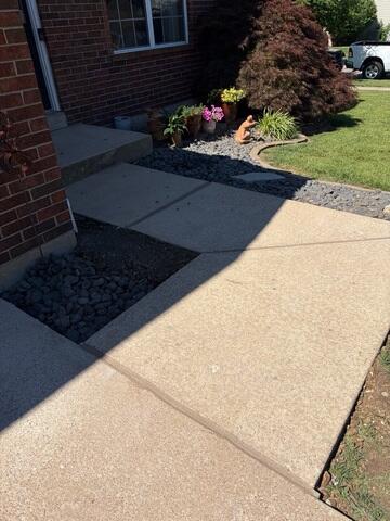 Sidewalk After Woods