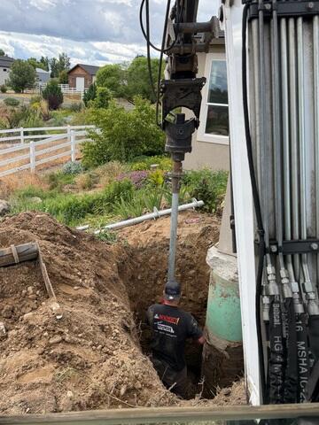 Helical Pier Installation