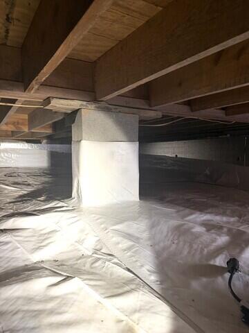 The Porous Concrete Piers Allow Condensation to Form