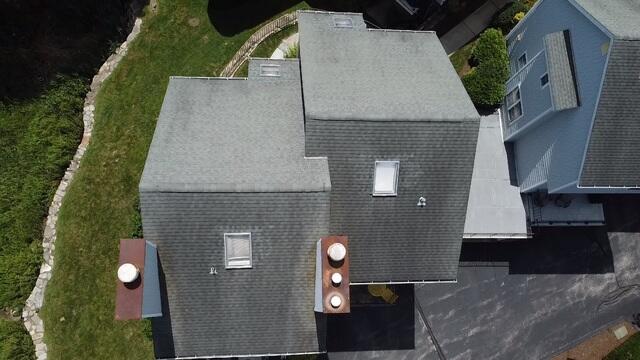 Before: Aging Roof from Above
