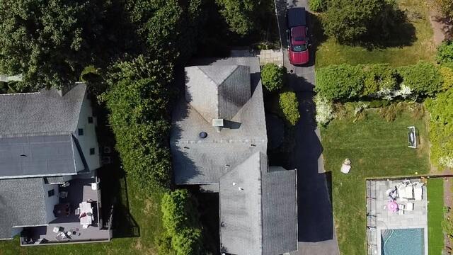 Drone View of the Old Roofing System
