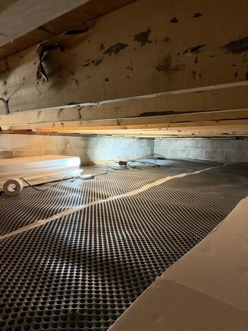 Crawl Space Drainage Matting