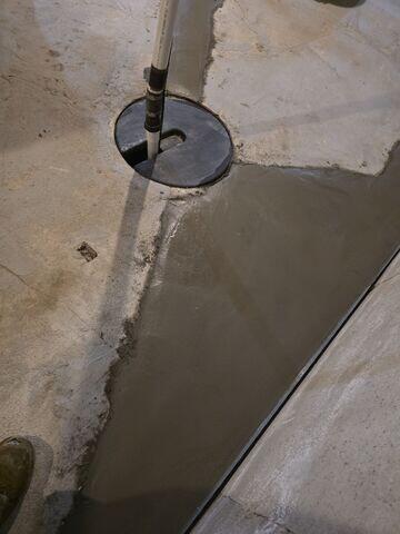 WaterGuard Tied into Existing Sump Pump