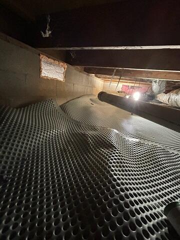 Vents Sealed with SilverGlo Panels