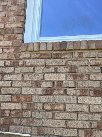 Cracks in the Exterior Brick