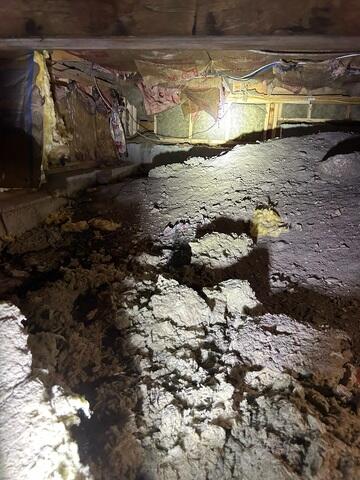 Damp Crawl Space