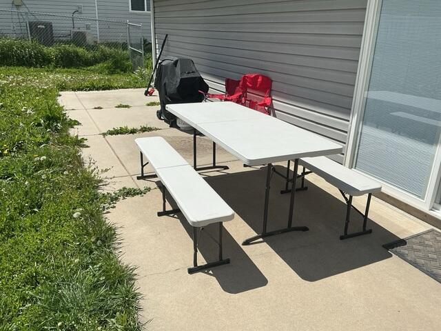 Back Patio Before Concrete Repair in Ogden