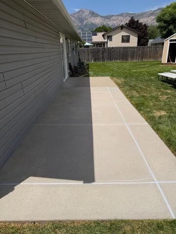 Side Patio Concrete Leveling and Joint Repair