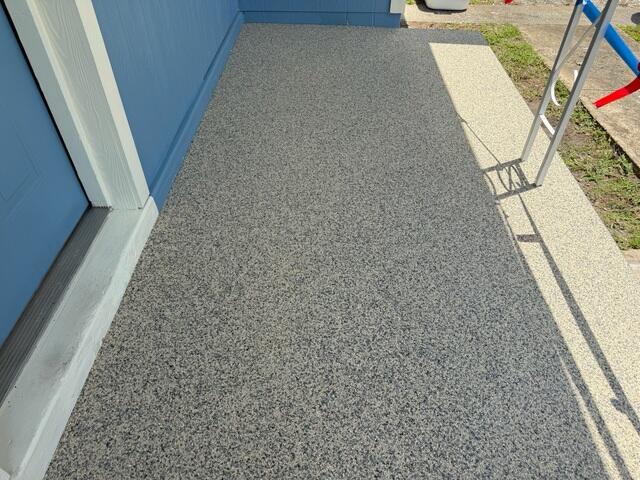 Complete Installation of Vuba Stone Concrete Coating