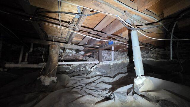 Untreated Crawl Space